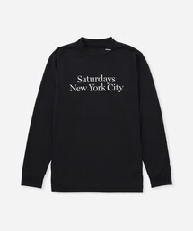 【新品】SATURDAYS NEW YORK CITY　長袖モック　ブラックXL Lightweight Sweat Mock Neck Top | WOMEN | Saturdays NYC Japan