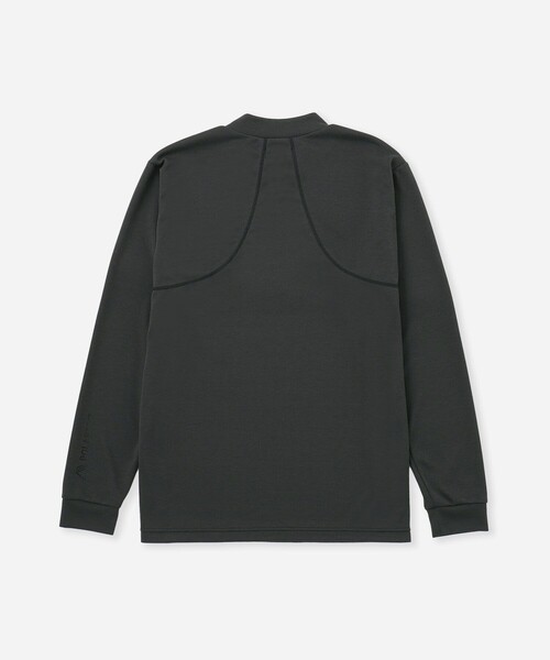 Saturdays Golf(サタデーズゴルフ)の「POLARTEC POWER DRY Moc LS Shirt(Tシャツ/カットソー・メンズ・ブラック/ホワイト・S/L/M/XL)」の17枚目の写真