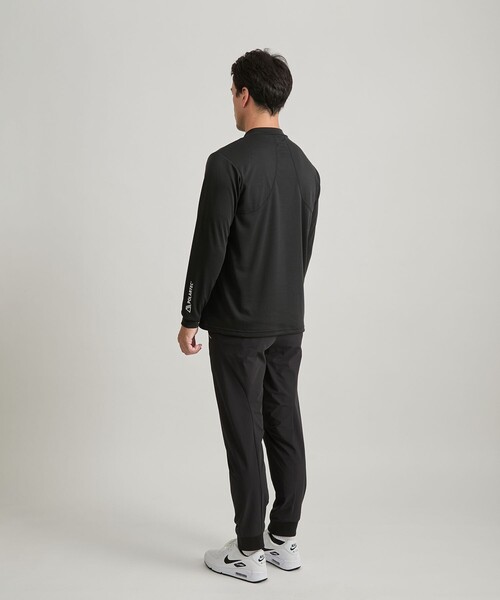 Saturdays Golf(サタデーズゴルフ)の「POLARTEC POWER DRY Moc LS Shirt(Tシャツ/カットソー・メンズ・ブラック/ホワイト・S/L/M/XL)」の8枚目の写真
