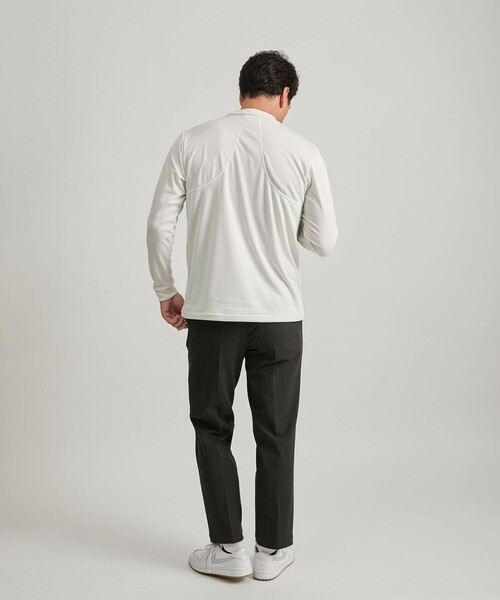 Saturdays Golf(サタデーズゴルフ)の「POLARTEC POWER DRY Moc LS Shirt(Tシャツ/カットソー・メンズ・ブラック/ホワイト・S/L/M/XL)」の15枚目の写真