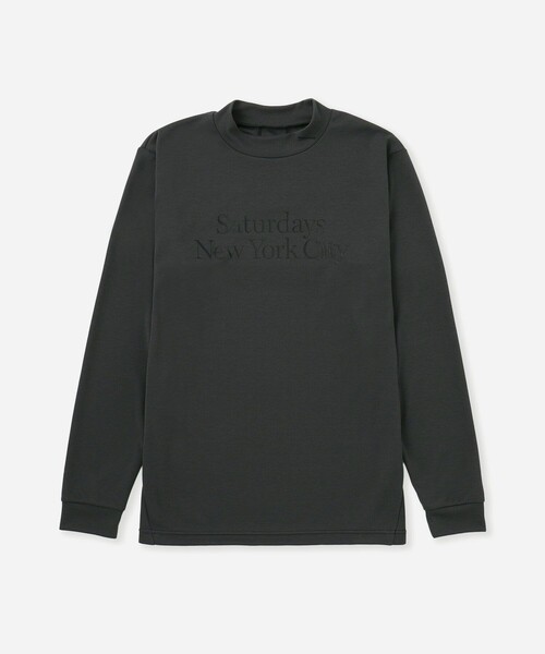 Saturdays Golf(サタデーズゴルフ)の「POLARTEC POWER DRY Moc LS Shirt(Tシャツ/カットソー・メンズ・ブラック/ホワイト・S/L/M/XL)」の16枚目の写真