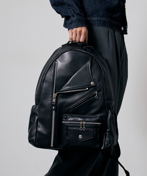 Schott(ショット)の「Schott/ショット RIDERS DAY PACK バックパック(バックパック/リュック・メンズ・ブラック・FREE)」の6枚目の写真