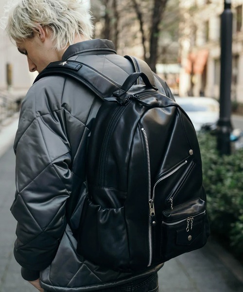 Schott(ショット)の「Schott/ショット RIDERS DAY PACK バックパック(バックパック/リュック・メンズ・ブラック・FREE)」の8枚目の写真
