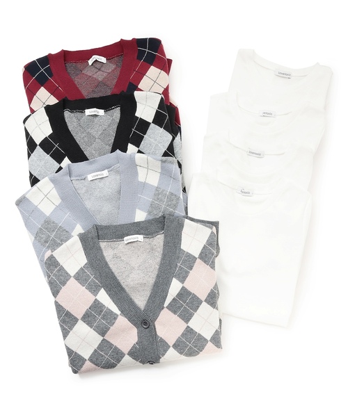 LOVETOXIC(ラブトキシック)の「アーガイルニットTシャツSET(アンサンブル・キッズ・エンジ/ブラック/グレー/サックスブルー・M:150cm/L:160cm/130cm/S:140cm)」の18枚目の写真