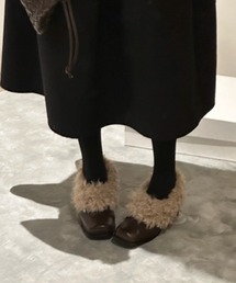 DIAVEL（ディアベル）の「【秋冬新作】ふわもこファーマリージェンシューズ（パンプス）」