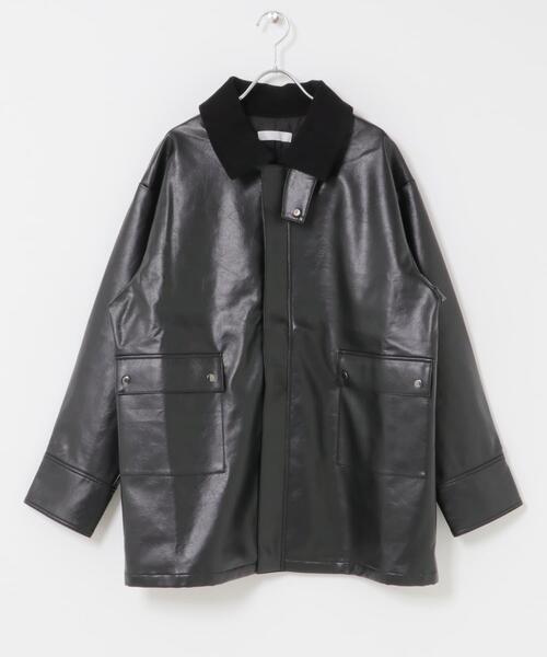 SENSE OF PLACE by URBAN RESEARCH（センスオブプレイスバイアーバンリサーチ）の「FLハンティングジャケット（その他アウター・レディース・ブラック/ベージュ/ブラウン・ONE）」の15枚目の写真