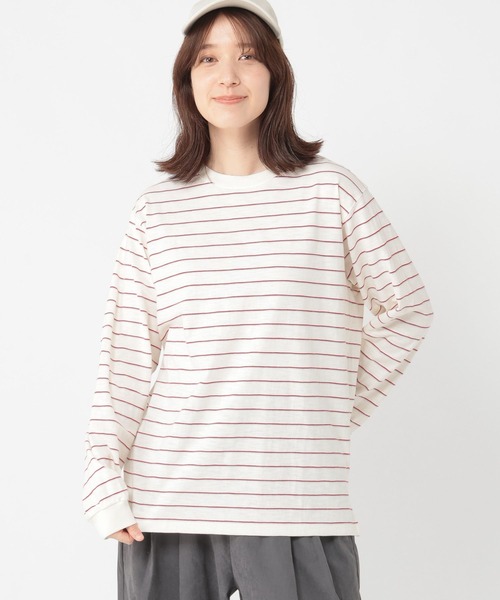 days》マルチボーダーロングスリーブプルオーバー（Tシャツ/カットソー