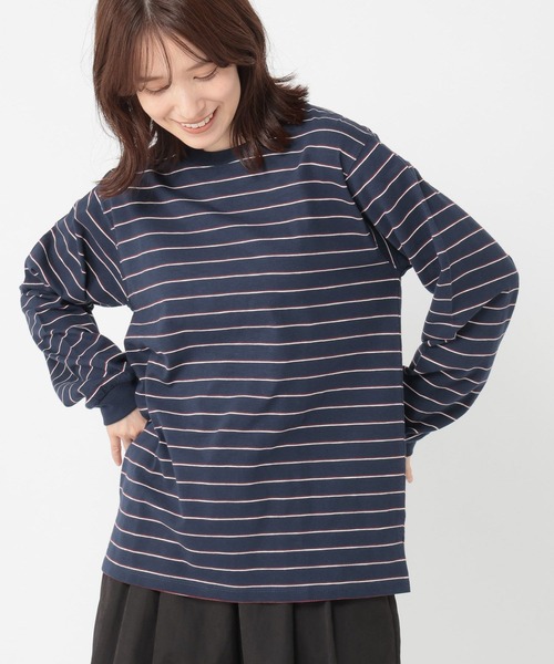 days》マルチボーダーロングスリーブプルオーバー（Tシャツ/カットソー