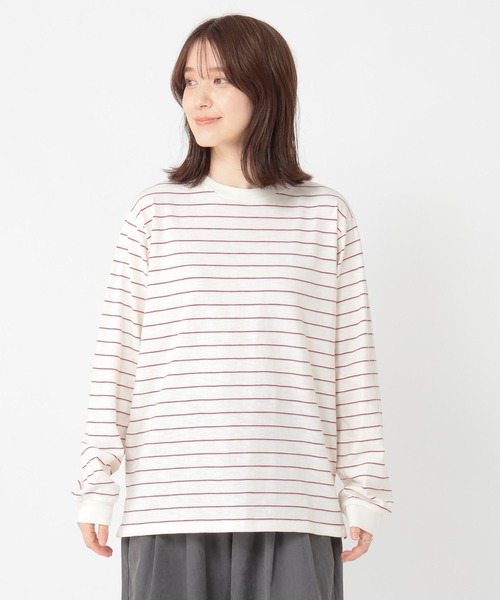 days》マルチボーダーロングスリーブプルオーバー（Tシャツ/カットソー