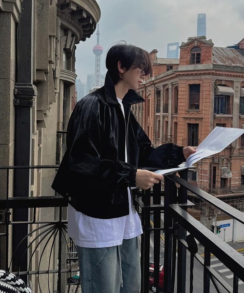 ASCLO(エジュクロ)の「ASCLO/スネイクレザージャケット(ブルゾン・メンズ・ブラック・FREE)」の13枚目の写真