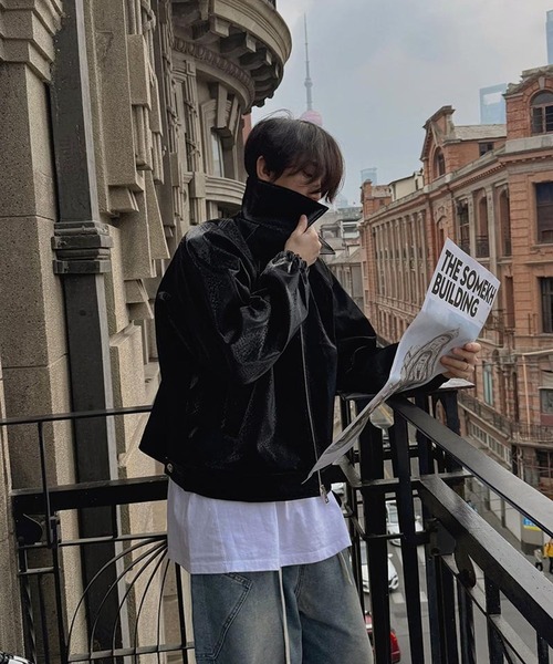 ASCLO(エジュクロ)の「ASCLO/スネイクレザージャケット(ブルゾン・メンズ・ブラック・FREE)」の14枚目の写真