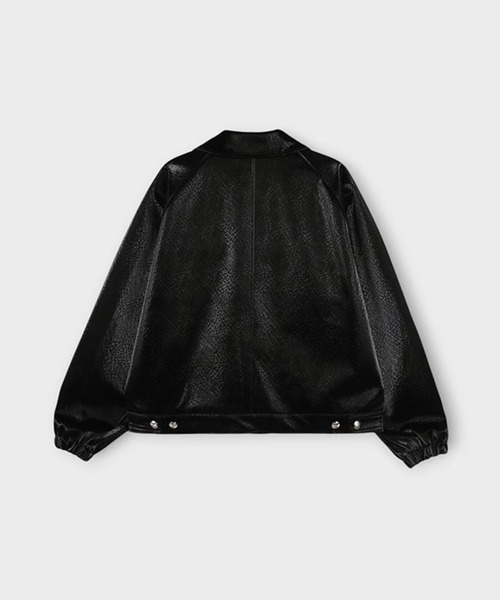 ASCLO(エジュクロ)の「ASCLO/スネイクレザージャケット(ブルゾン・メンズ・ブラック・FREE)」の20枚目の写真