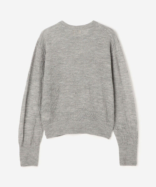 UNFIL（アンフィル）の「UNFIL | ロイヤルベビーアルパカ ニットプルオーバー WOMEN（ニット/セーター・レディース・グレー/オフホワイト/グリーン系その他・1）」の16枚目の写真