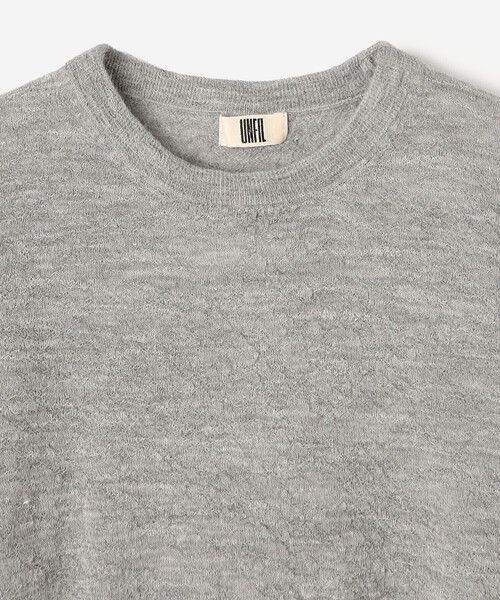 UNFIL（アンフィル）の「UNFIL | ロイヤルベビーアルパカ ニットプルオーバー WOMEN（ニット/セーター・レディース・グレー/オフホワイト/グリーン系その他・1）」の17枚目の写真