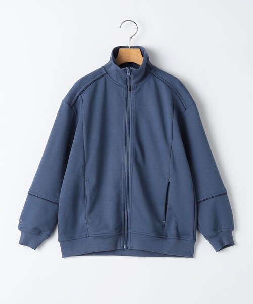 SHIPS（シップス）の「SHIPS KIDS:140～160cm /リブ スタンド トラックジャケット（その他トップス・キッズ・ブラック/ブルー・140/150/160）」の2枚目の写真