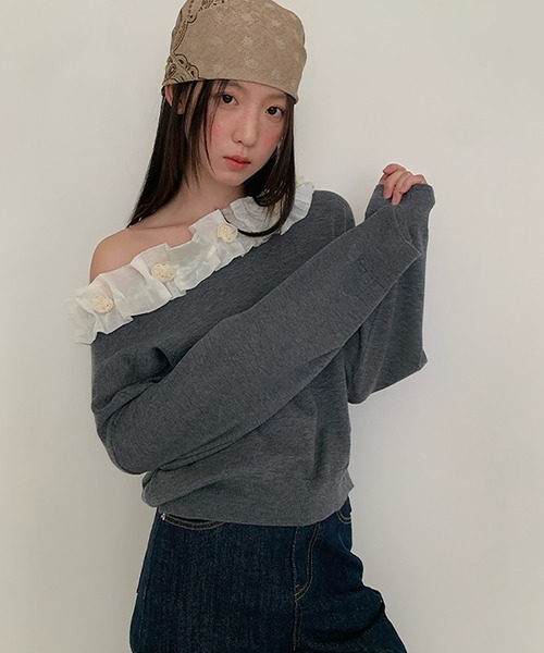 ずーるです♡【新品同様】フォクシー☆ゴージャスフリルニット☆ 透かし編みフリルニット Tommy｜Cygne(シーニュ) 公式サイト