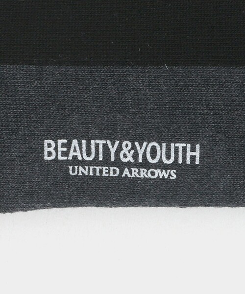 BEAUTY&YOUTH UNITED ARROWS（ビューティーアンドユースユナイテッドアローズ）の「バック ライン ソックス（ソックス/靴下・メンズ・ブラック/オフホワイト/ダークグレー/ベージュ・FREE）」の10枚目の写真