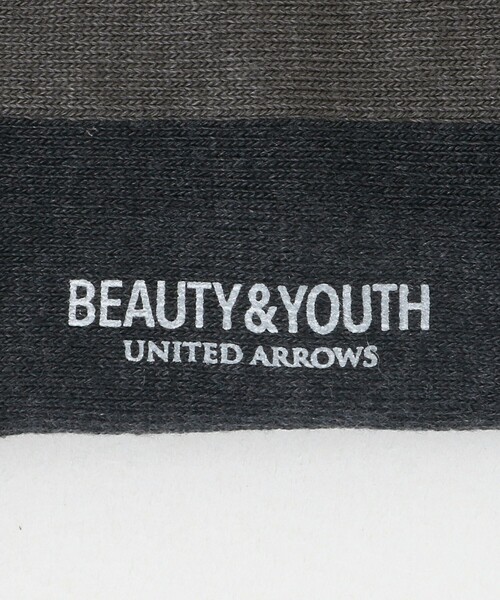 BEAUTY&YOUTH UNITED ARROWS（ビューティーアンドユースユナイテッドアローズ）の「バック ライン ソックス（ソックス/靴下・メンズ・ブラック/オフホワイト/ダークグレー/ベージュ・FREE）」の13枚目の写真
