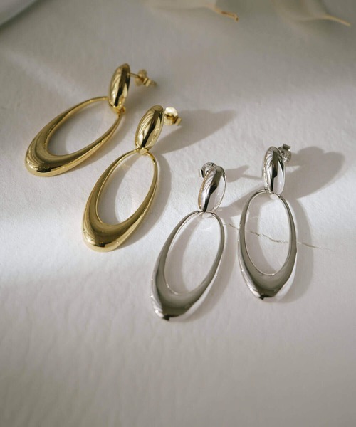 Ops.（オプス）の「ピアス 金属アレルギー対応 シルバー925 ゴールド フープピアス【Lyomira リオミラ】（ピアス（両耳用）・レディース・シルバー/ゴールド・ONE SIZE）」の13枚目の写真