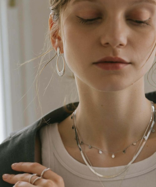 Ops.（オプス）の「ピアス 金属アレルギー対応 シルバー925 ゴールド フープピアス【Lyomira リオミラ】（ピアス（両耳用）・レディース・シルバー/ゴールド・ONE SIZE）」の15枚目の写真