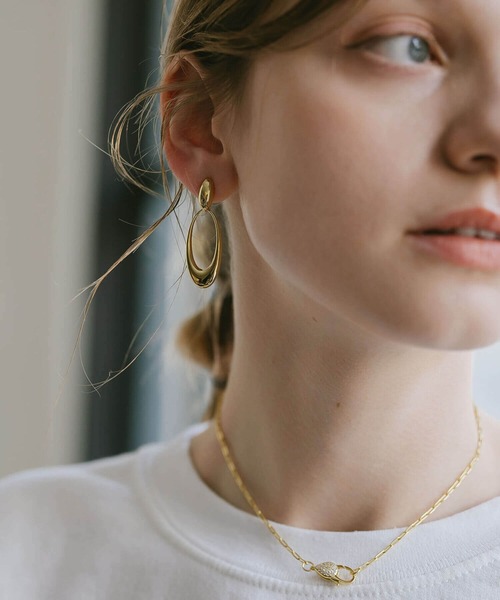 Ops.（オプス）の「ピアス 金属アレルギー対応 シルバー925 ゴールド フープピアス【Lyomira リオミラ】（ピアス（両耳用）・レディース・シルバー/ゴールド・ONE SIZE）」の6枚目の写真