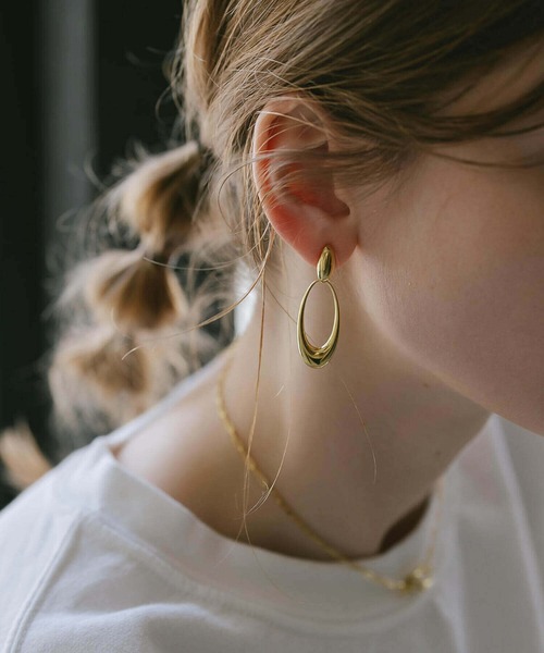 Ops.（オプス）の「ピアス 金属アレルギー対応 シルバー925 ゴールド フープピアス【Lyomira リオミラ】（ピアス（両耳用）・レディース・シルバー/ゴールド・ONE SIZE）」の11枚目の写真