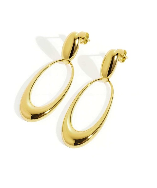 Ops.（オプス）の「ピアス 金属アレルギー対応 シルバー925 ゴールド フープピアス【Lyomira リオミラ】（ピアス（両耳用）・レディース・シルバー/ゴールド・ONE SIZE）」の10枚目の写真