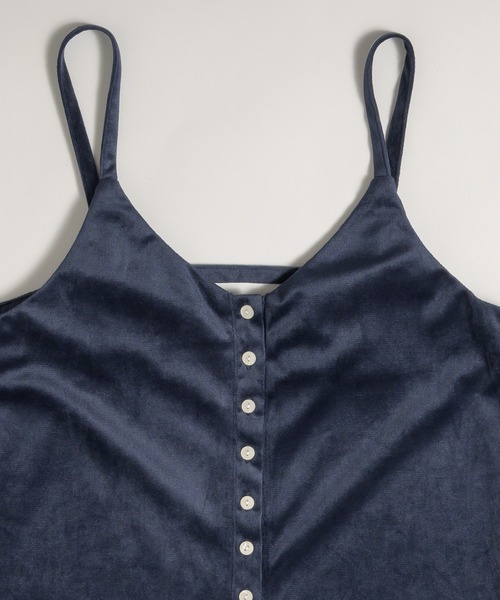 MUHET（ミュエータ）の「velour henry neck camisole dress / ベロアヘンリーネックキャミワンピース（ワンピース・レディース・ブラウン/ブラック/ネイビー・SMALL/MEDIUM）」の22枚目の写真