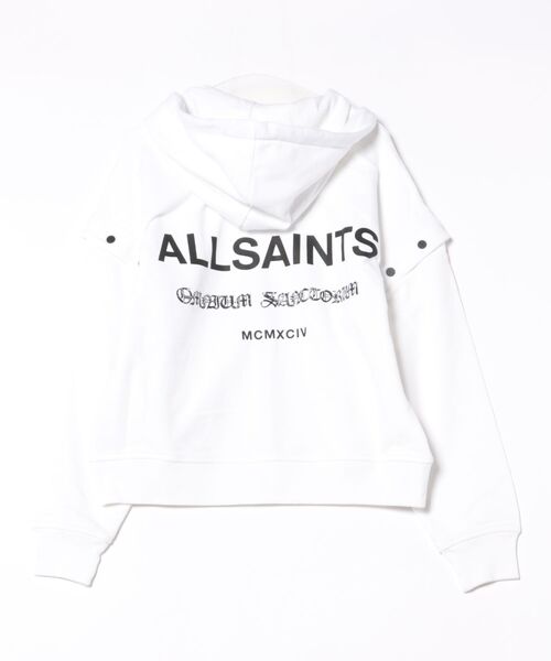 ALLSAINTS（オールセインツ）の「OMNIUM AMPHIA HOODY | OMNIUM AMPHIA フーディー（パーカー・レディース・ホワイト・S/M/XS）」の10枚目の写真