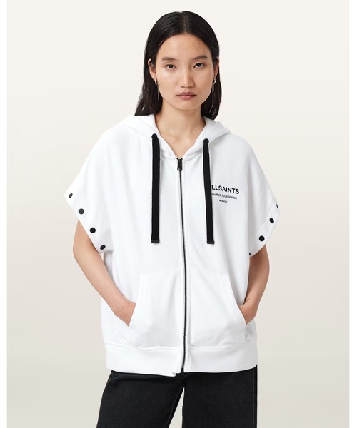 ALLSAINTS（オールセインツ）の「OMNIUM AMPHIA HOODY | OMNIUM AMPHIA フーディー（パーカー・レディース・ホワイト・S/M/XS）」の4枚目の写真