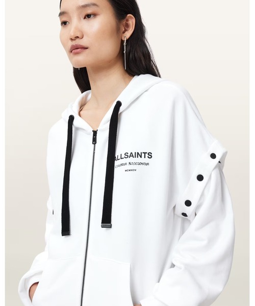 ALLSAINTS（オールセインツ）の「OMNIUM AMPHIA HOODY | OMNIUM AMPHIA フーディー（パーカー・レディース・ホワイト・S/M/XS）」の5枚目の写真