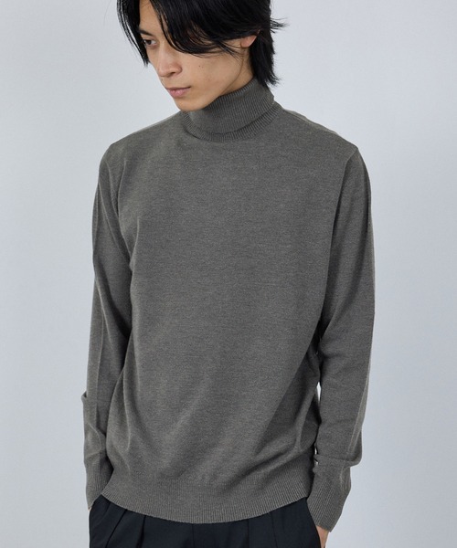 NAVY 素肌ニット タートルネック（ニット/セーター）｜NAVY（ネイビー