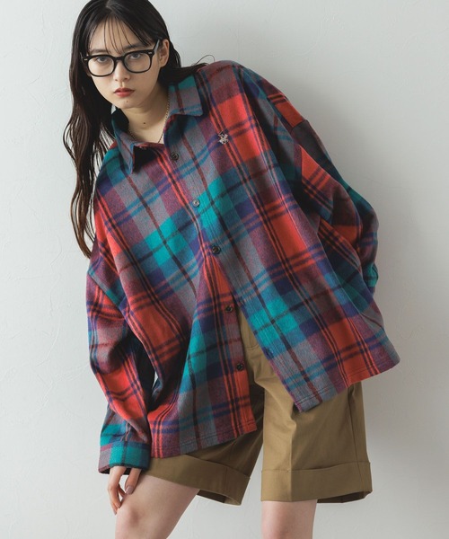 BEVERLYHILLS POLO CLUB/BIG シャギーチェックシャツ BEVERLY HILLS POLO CLUB（ビバリーヒルズポロクラブ）の「BEVERLY