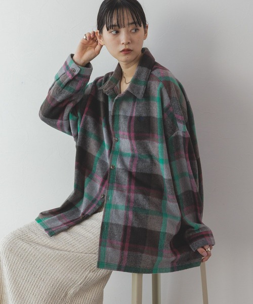 BEVERLYHILLS POLO CLUB/BIG シャギーチェックシャツ BEVERLY HILLS POLO CLUB（ビバリーヒルズポロクラブ）の「BEVERLY