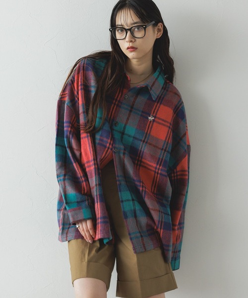 BEVERLYHILLS POLO CLUB/BIG シャギーチェックシャツ BEVERLY HILLS POLO CLUB（ビバリーヒルズポロクラブ）の「BEVERLY