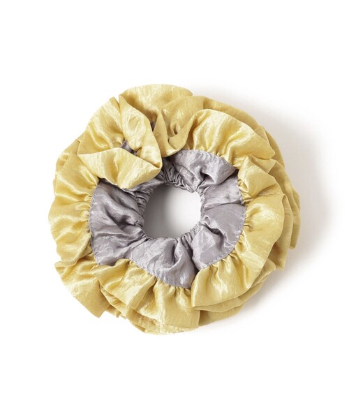 Ray BEAMS（レイビームス）の「GOOD SQUISH / Grandmama Mor Mor（シュシュ・レディース・イエロー・ONE SIZE）」の2枚目の写真