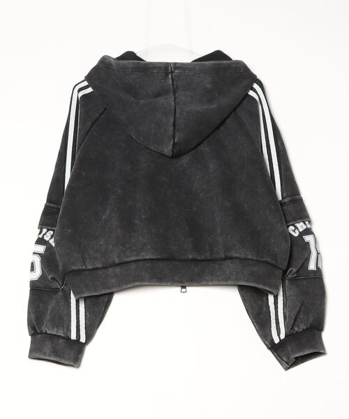 .KOM(ドットコム)の「A'GEM/9 × .kom 『.KOM/ドットケーオーエム』 Washed Side Line Zip-Up Sweat Hoodie/ウォッシュ加工 サイドライン ジップアップスウェットパーカー(パーカー・レディース・ブラック/グレー/ベージュ・FREE)」の20枚目の写真