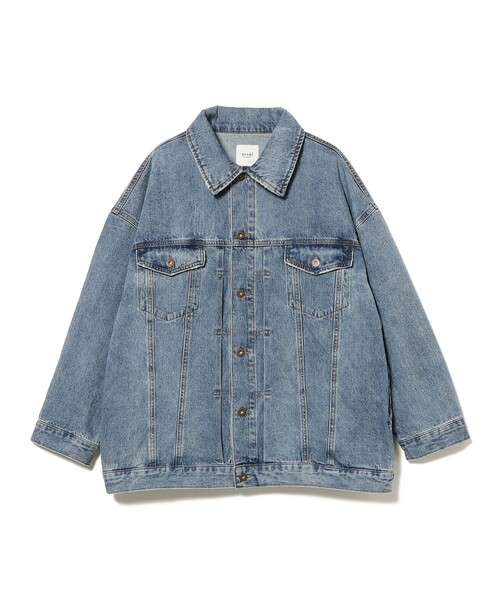 BEAMS HEART(ビームスハート)の「オーバー デニム ジャケット(デニムジャケット・レディース・ブラック/ブルー・FREE)」の11枚目の写真