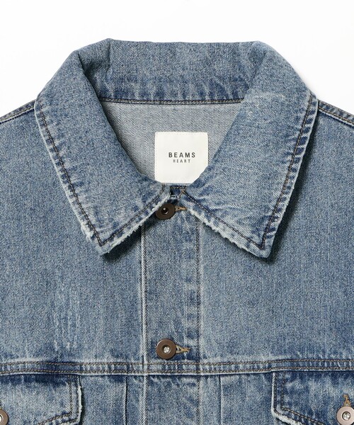 BEAMS HEART(ビームスハート)の「オーバー デニム ジャケット(デニムジャケット・レディース・ブラック/ブルー・FREE)」の12枚目の写真