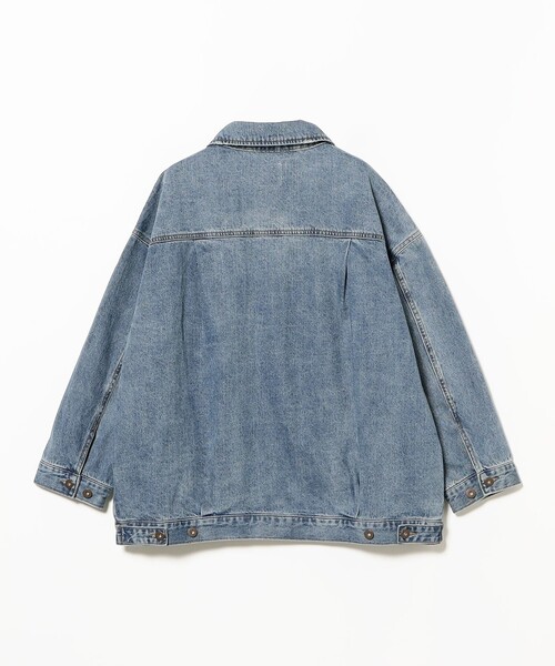 BEAMS HEART(ビームスハート)の「オーバー デニム ジャケット(デニムジャケット・レディース・ブラック/ブルー・FREE)」の16枚目の写真