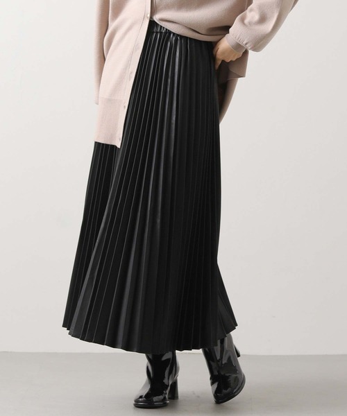 【Gready Brilliant】新品未使用 エコレザープリーツスカート フェイクレザープリーツスカート（スカート）｜Gready Brilliant
