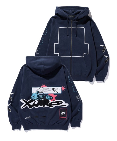 XLARGE（エクストララージ）の「SPEED ZIP UP HOODED SWEATSHIRT