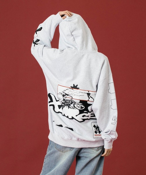 SPEED ZIP UP HOODED SWEATSHIRT（パーカー）｜XLARGE（エクストラ