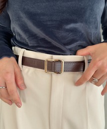 CLEA（クレア）の「スクエア/オーバルアソート穴なしベルト（ベルト）」