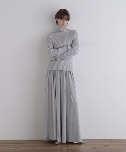 LE PHIL(ルフィル)の「レーヨンギャザーワイドパンツ(その他パンツ・レディース・グレー/ブラウン・0/00/1)」の14枚目の写真