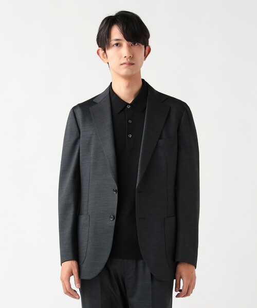 セール】【4/23値下げ】ウールミックス ストレッチ 2ボタン ジャケット