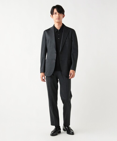 セール】【4/23値下げ】ウールミックス ストレッチ 2ボタン ジャケット