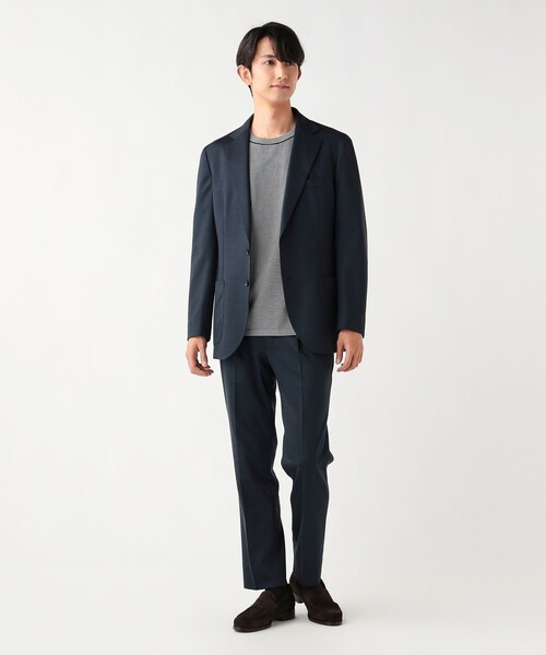 BEAMS HEART(ビームスハート)の「【4/23値下げ】ウールミックス ストレッチ 2ボタン ジャケット(セットアップ対応)(テーラードジャケット・メンズ・チャコールグレー/ネイビー・LARGE/SMALL/X-LARGE/MEDIUM)」の8枚目の写真