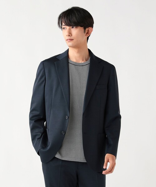 BEAMS HEART(ビームスハート)の「【4/23値下げ】ウールミックス ストレッチ 2ボタン ジャケット(セットアップ対応)(テーラードジャケット・メンズ・チャコールグレー/ネイビー・LARGE/SMALL/X-LARGE/MEDIUM)」の9枚目の写真
