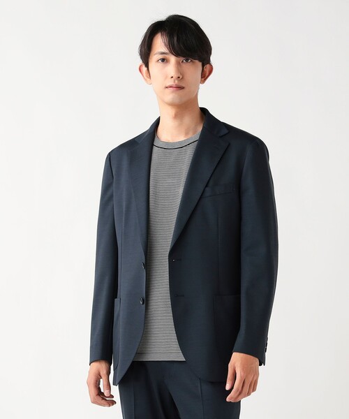 BEAMS HEART(ビームスハート)の「【4/23値下げ】ウールミックス ストレッチ 2ボタン ジャケット(セットアップ対応)(テーラードジャケット・メンズ・チャコールグレー/ネイビー・LARGE/SMALL/X-LARGE/MEDIUM)」の10枚目の写真